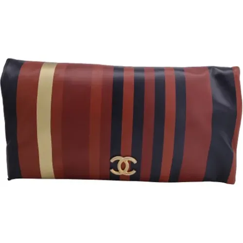 Pre-owned Leather clutches , female, Sizes: ONE SIZE - Chanel Vintage - Modalova