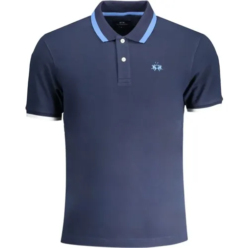 Cotton Polo Shirt with Short Sleeves , male, Sizes: XL, S, L, M, 2XL - LA MARTINA - Modalova