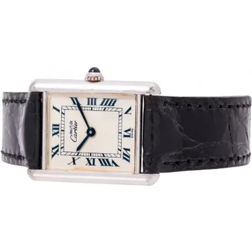 Pre-owned Leather watches , female, Sizes: ONE SIZE - Cartier Vintage - Modalova