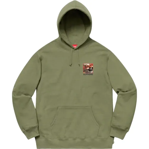 Limited Edition Hooded Sweatshirt Light Olive , male, Sizes: L - Supreme - Modalova