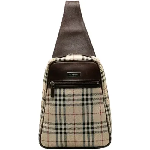 Pre-owned Canvas schultertasche - Burberry Vintage - Modalova