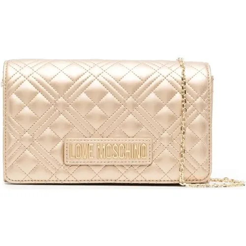 Oro crossbody , female, Sizes: ONE SIZE - Love Moschino - Modalova