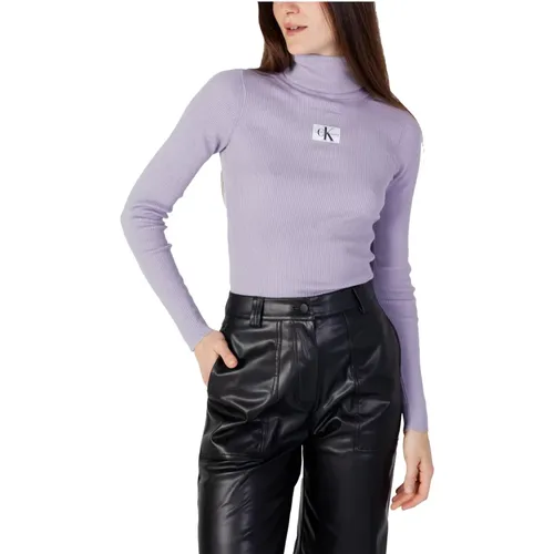 Rollkragenpullover , Damen, Größe: XS - Calvin Klein Jeans - Modalova