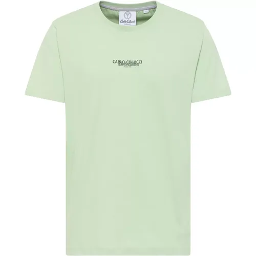 Sporty Basic T-Shirt Casual Look,Casual Basic Line T-Shirt - carlo colucci - Modalova