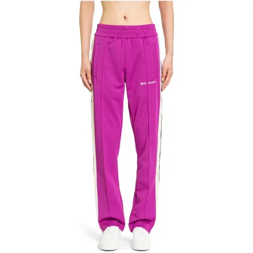 Logo Track Pants with Stripes , male, Sizes: S, L - Palm Angels - Modalova