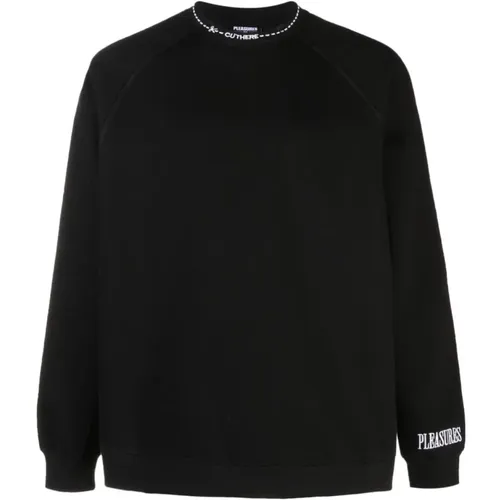 Raglan Crewneck Sweaters , male, Sizes: XL, L, S - Pleasures - Modalova