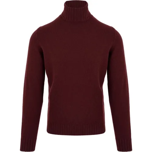 Bordeaux Pullover Dv3Ml Wc7R 380 Rot - Filippo De Laurentiis - Modalova