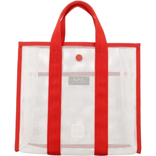 Womens Bags Handbag /orange Ss24 , female, Sizes: ONE SIZE - A.p.c. - Modalova