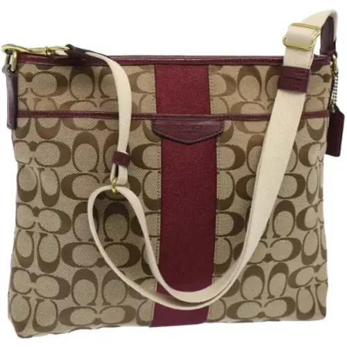 Pre-owned Canvas schultertasche - Coach Pre-owned - Modalova