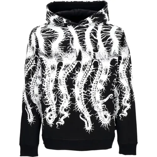 Hoodie with Tentacles Embroidery , male, Sizes: XS - Octopus - Modalova