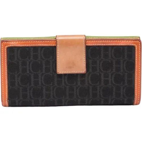 Pre-owned Canvas wallets , female, Sizes: ONE SIZE - Carolina Herrera Pre-owned - Modalova