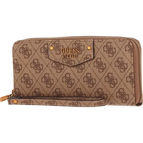 Eco Brenton Wallet Lattee Women , female, Sizes: ONE SIZE - Guess - Modalova