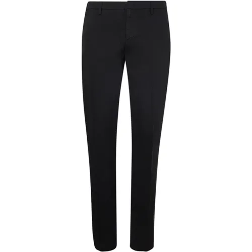 Trousers Regular Fit Garment Dyeing , male, Sizes: W32, W33, W30 - Dondup - Modalova