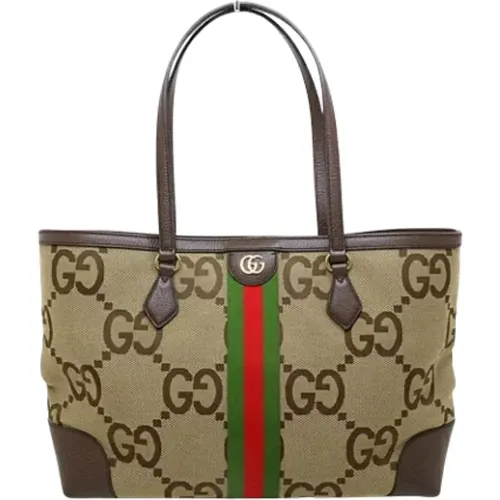 Pre-owned Canvas gucci-bags , female, Sizes: ONE SIZE - Gucci Vintage - Modalova