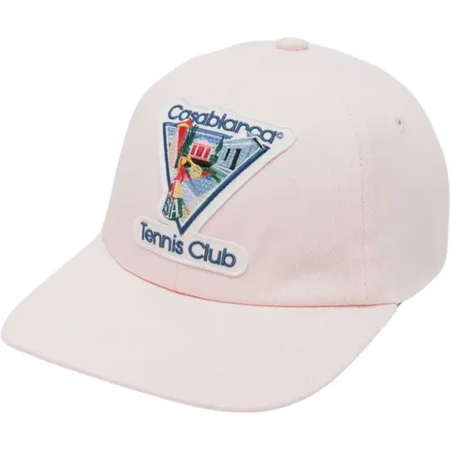 Embroidered La Jouese Hat , male, Sizes: ONE SIZE - Casablanca - Modalova