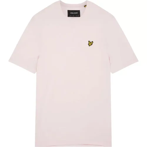 Hellrosa T-shirt Vog , Herren, Größe: L - Lyle & Scott - Modalova