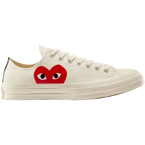 Weiße Low-Top-Sneakers von Converse x , Herren, Größe: 41 EU - Comme des Garçons - Modalova