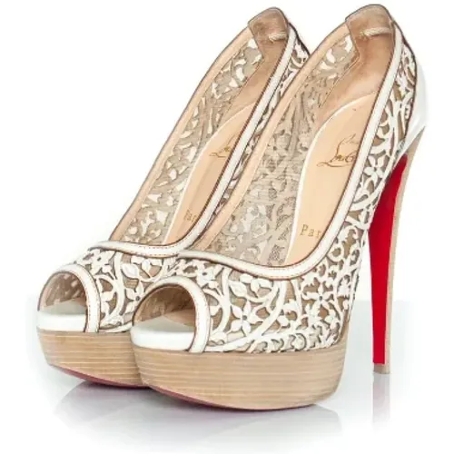 Pre-owned Leather heels , female, Sizes: 5 UK - Christian Louboutin Pre-owned - Modalova