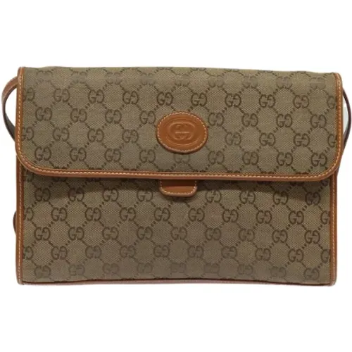 Pre-owned Canvas gucci-bags , female, Sizes: ONE SIZE - Gucci Vintage - Modalova