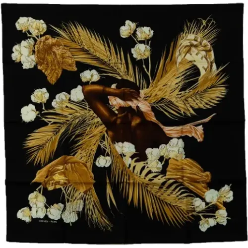 Pre-owned Silk scarves , female, Sizes: ONE SIZE - Hermès Vintage - Modalova