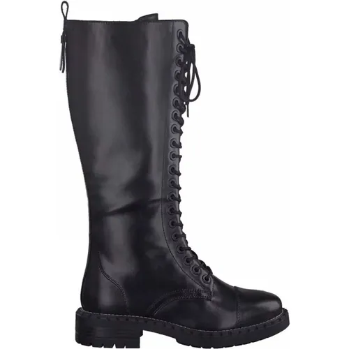 Leather Ankle Boots for Women , female, Sizes: 4 UK - tamaris - Modalova