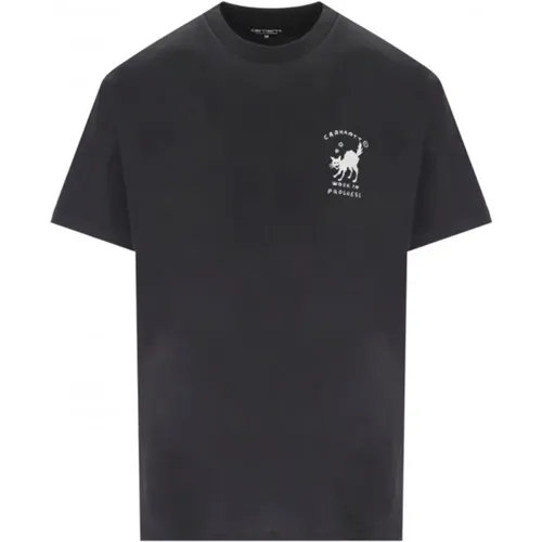 Icons Schwarzes T-Shirt - Carhartt WIP - Modalova