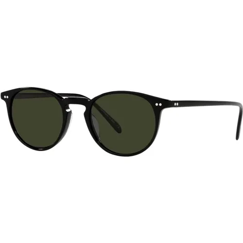 Riley SUN Sunglasses /Green , unisex, Sizes: 49 MM - Oliver Peoples - Modalova
