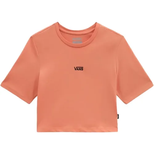 Cropped T-Shirt , female, Sizes: L - Vans - Modalova