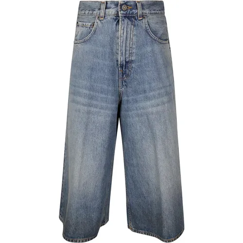 Oversized Denim Bermuda Shorts , Damen, Größe: W29 - Haikure - Modalova