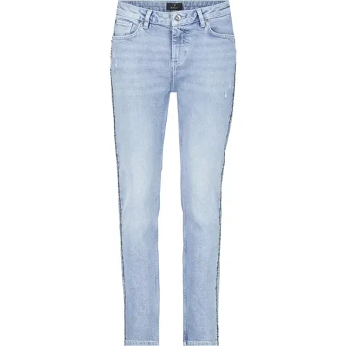 Jeans mit glitzernder Kette Monari - monari - Modalova