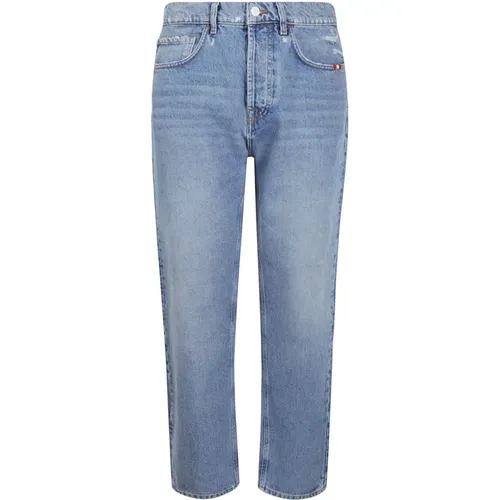 Straight Summertime Jeans , male, Sizes: W30, W31, W33, W29, W34, W32 - Amish - Modalova
