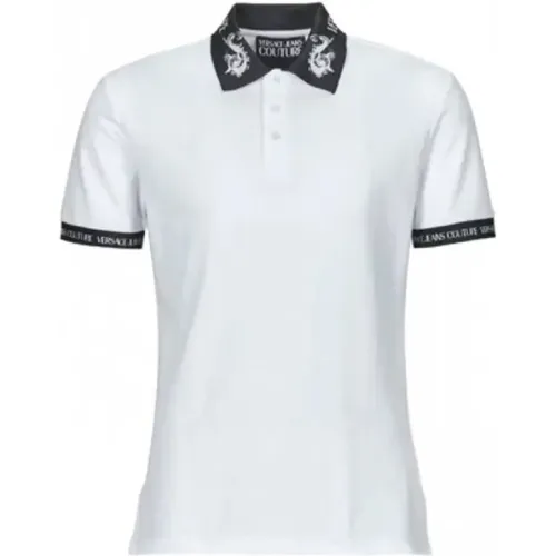 Baroque Style Polo Shirt , male, Sizes: XL, L, 2XL - Versace - Modalova