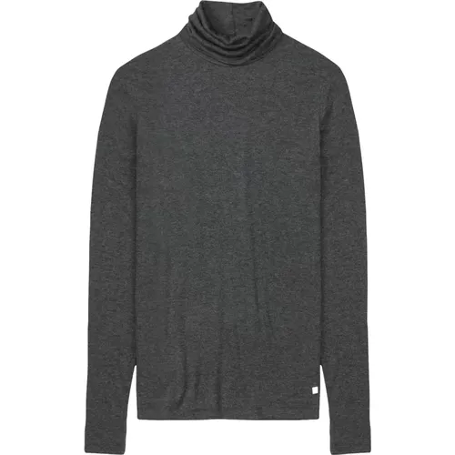 Dunkelgrauer Pullover , Damen, Größe: L - closed - Modalova