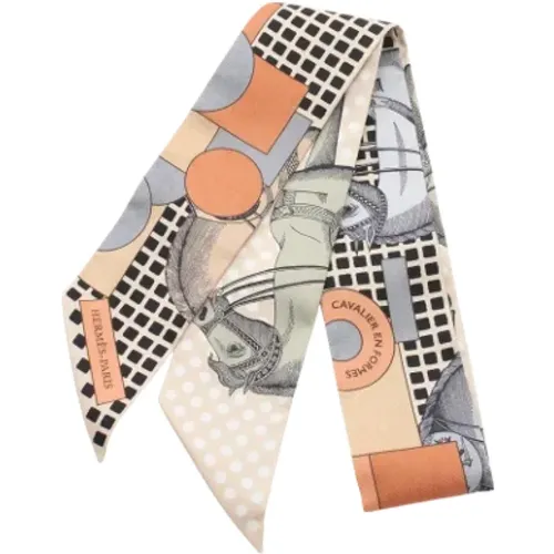 Pre-owned Silk scarves , female, Sizes: ONE SIZE - Hermès Vintage - Modalova