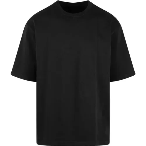 Cotton Jersey T-Shirt , male, Sizes: S, L - White Sand - Modalova