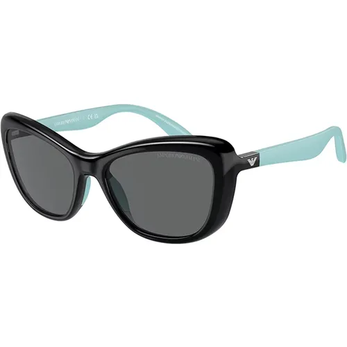 Stylish Sunglasses with Dark Grey Lenses , female, Sizes: 50 MM - Emporio Armani - Modalova