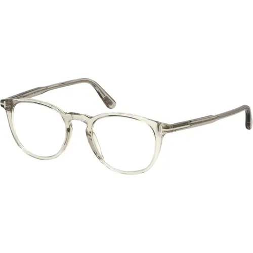 Transparentes Graues Brillengestell , unisex, Größe: 51 MM - Tom Ford - Modalova