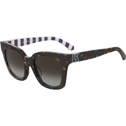 Constance/G/S Sonnenbrille Dunkles Havana Polarisiert - Kate Spade - Modalova