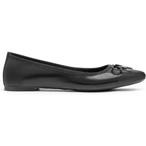 Damen schwarze Ballerinas , Damen, Größe: 37 EU - Kazar - Modalova