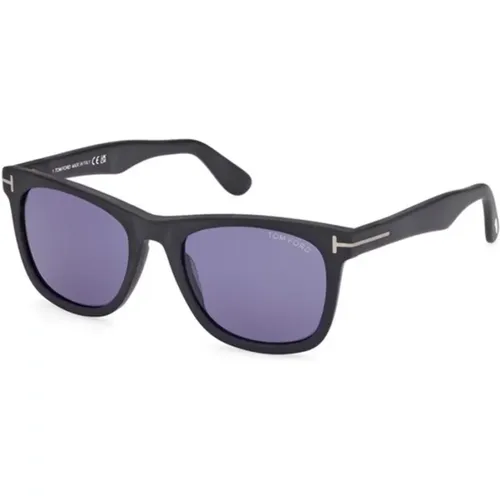 Matt Schwarz Blau Sonnenbrille Ft1099 - Tom Ford - Modalova