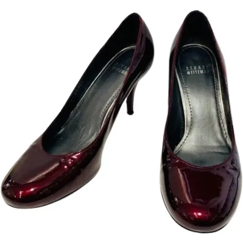 Pre-owned Chaussures, Model: Pompe, Aubergine Patent Leather, Size 37 , female, Sizes: 4 UK - Gucci Vintage - Modalova