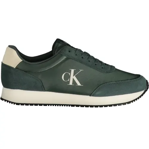 Mens Sporty Lace-Up Sneakers , male, Sizes: 11 UK, 10 UK, 6 UK - Calvin Klein - Modalova