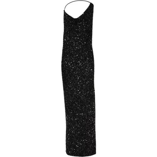 Asymmetric Nylon Dress , female, Sizes: XS, M - Retrofête - Modalova