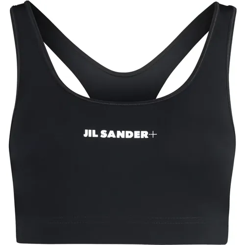 Logo Crop-top Elastisches Element , Damen, Größe: S - Jil Sander - Modalova