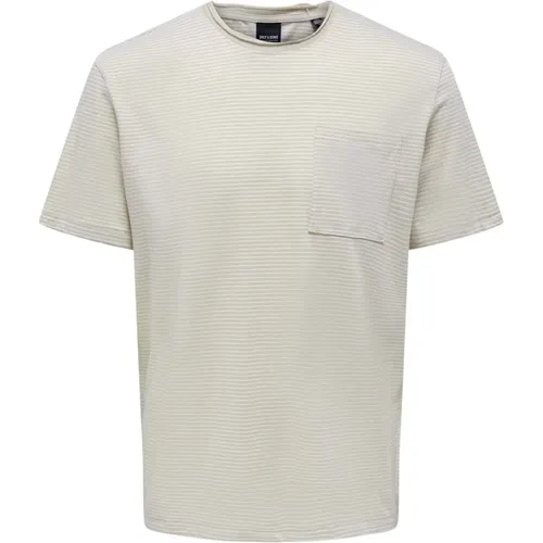 T-Shirt , Herren, Größe: XL - Only & Sons - Modalova