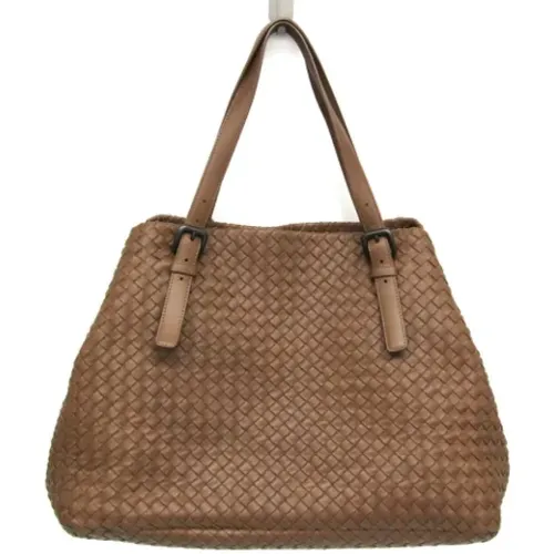 Pre-owned Leather totes , female, Sizes: ONE SIZE - Bottega Veneta Vintage - Modalova