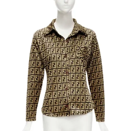 Pre-owned Polyester tops , Damen, Größe: XS - Fendi Vintage - Modalova