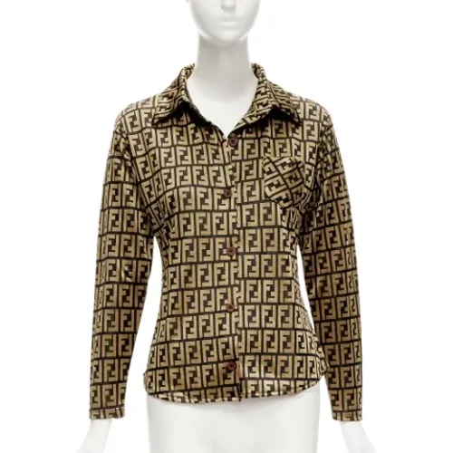 Pre-owned Polyester tops , female, Sizes: XS - Fendi Vintage - Modalova