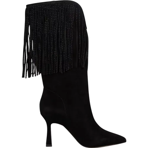 Fringed Absatzstiefel , Damen, Größe: 39 EU - Alma en Pena - Modalova