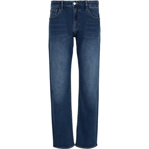 Slim Fit 5 Pocket Jeans , male, Sizes: W33, W31, W34 - Armani Exchange - Modalova
